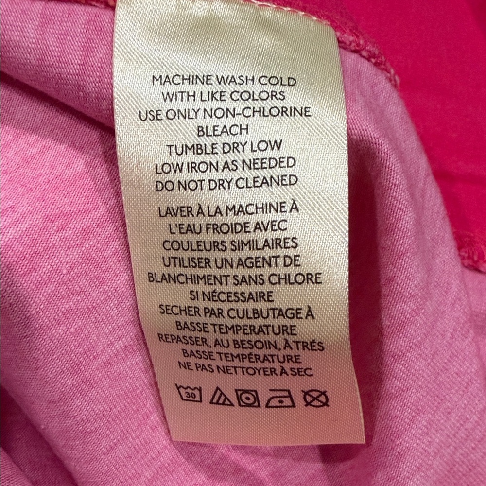 Anthropologie Pilcro Crop Top The Sunny Tube Pink Orange Floral SIZE XL NEW - Picture 9 of 12